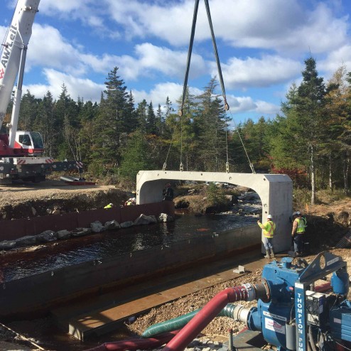 Installing Precast Arch Rte 316 Guys Co 2017