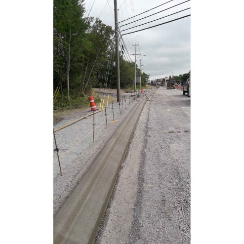 East River Road Sidewalk Curb 2