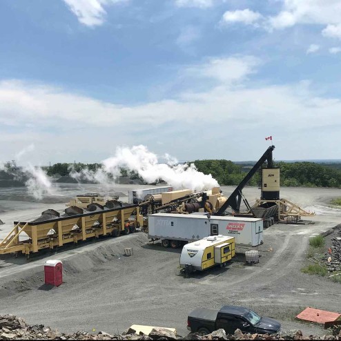 Portable Asphalt Plant Mt Thom Quarry B